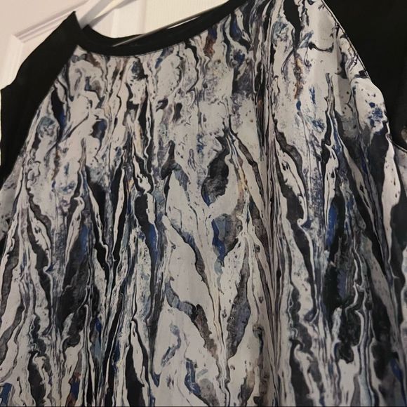 DKNY Marble Patterned Blouse - Picture 2 of 4